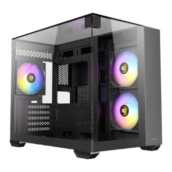 Antec CX600M Trio ARGB Mini Tower Gaming Case, Black